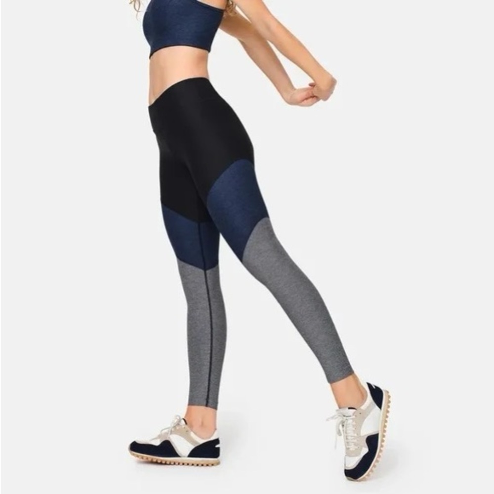Outdoor Voices 7/8 Springs Leggings Black Blue Grey, size S